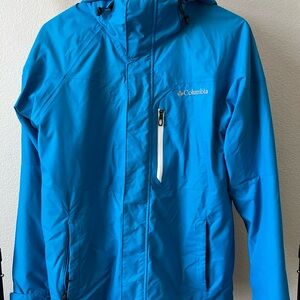 Columbia Blue and Black Insulated Jacket